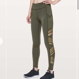 Lululemon Speed Up Tights with Mesh Detail